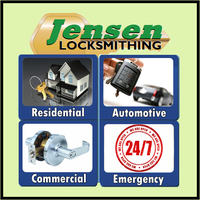 Jensen Locksmithing logo